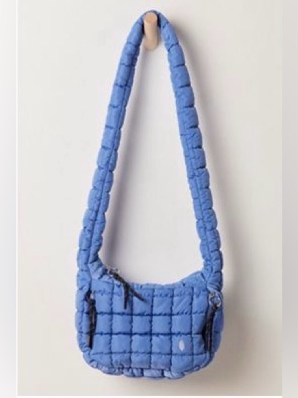FREE PEOPLE Quilted Baby Carry All Blueberry